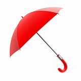 red umbrella for rain weather