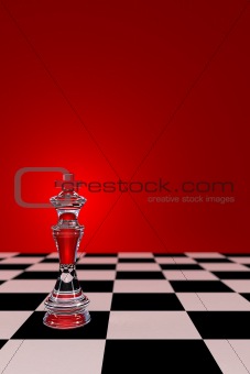 Glass Chess King