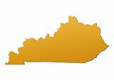 Kentucky (USA) map