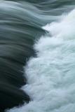 Whitewater Rapids Abstract Textured Background