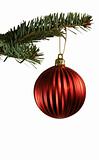 Red Ball Christmas Ornament