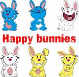 Happy bunnies