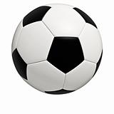isolated soccer balle