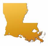 Louisiana (USA) map