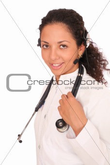doctor in headset