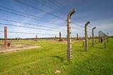 Barbed wire fence in Auschitz Birkenau