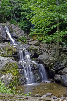 Layered waterfall