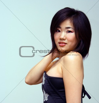 Beautiful sexy Oriental woman