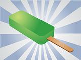 Lime popsicle