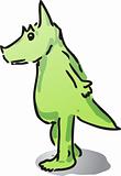 Cartoon dinosaur