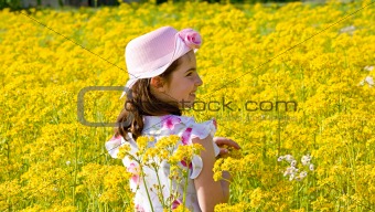 Little Girl in a Field