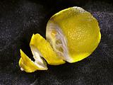 Lemon with purified spiral by rind