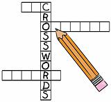 pencil filling in crossword puzzle