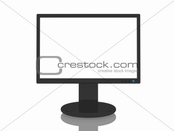 Monitor with Blank Screen