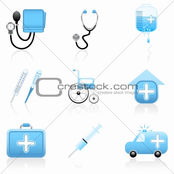 Medical icon set