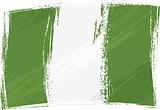 Grunge Nigeria flag