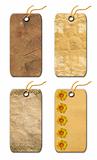 Gift tags old-fashioned