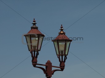 old fashioned street lights