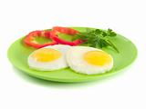 Sunny-side up eggs