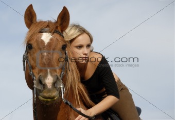 teen and horse 