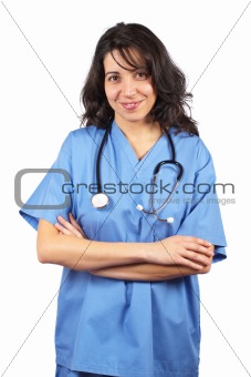 Friendly female doctor