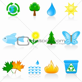 Icon set Environment