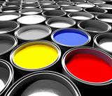 color paint tank, abstract background