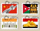 Postmarks - sights of the world series