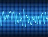 electronic sine sound wave