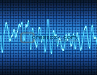 electronic sine sound wave