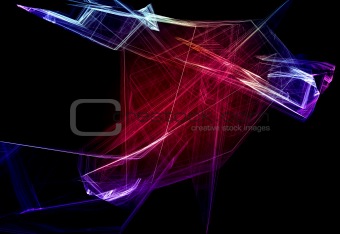 Colorful 3D abstract background