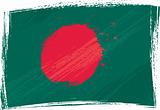 Grunge Bangladesh flag