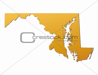 Maryland (USA) map