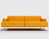 3d orange sofa