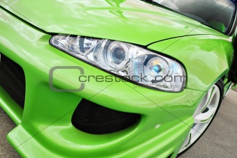 Green Sport Car