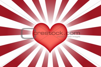 Heart Shaped Abstract Background Wallpaper