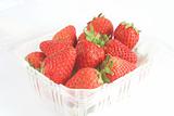 Strawberry Grouped in a Container