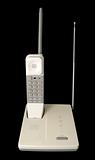 Cordless telephone with aerials
