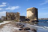 Sentry serf tower on coast, Sardinia, Stintino