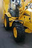 Yellow bulldozer 
