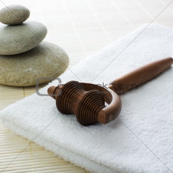 Zen stones and massage tool