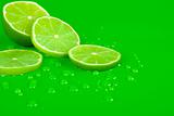 Lime and drop