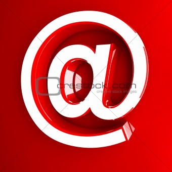 fine image of email symbol 