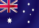 Australian flag ripple