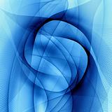 Abstract blue lines