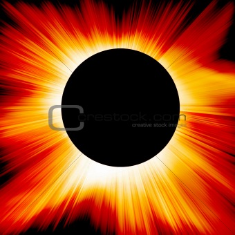 Red solar eclipse
