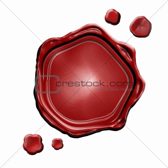 wax seal with drops