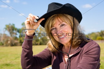 Cowgirl on the Farm
