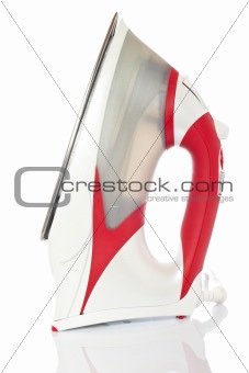 Red electric iron