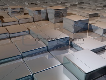 Mettalic cubes